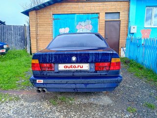 1990 BMW 5 серии 524d III (E34), синий, 550000 рублей, вид 4
