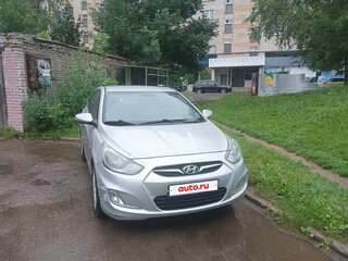 2011 Hyundai Solaris I, серебристый, 400000 рублей, вид 1