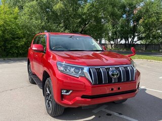 2019 Toyota Land Cruiser Prado 150 Series Рестайлинг 2, красный, 4100000 рублей, вид 1