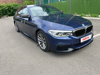 2019 BMW 5 серии 530i xDrive VII (G30/G31/G38), синий, 4250000 рублей, вид 3