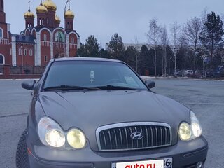 2001 Hyundai Sonata IV (EF) Рестайлинг, серый, 410000 рублей, вид 1