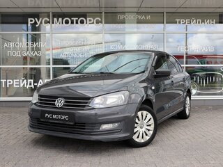 2017 Volkswagen Polo V Рестайлинг, серый, 1070000 рублей, вид 1