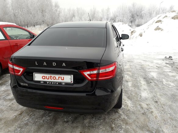 2020 Lada (ВАЗ) Vesta I, чёрный, 1400000 рублей - вид 9