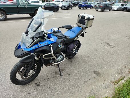 2015 BMW R 1200 GS Adventure, синий, 1100000 рублей, вид 4