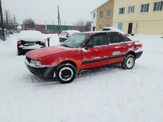 1989 Audi 80 IV (B3), красный, 110000 рублей, вид 5