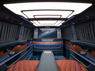2026 Mercedes-Benz V-Класс Extra Long 300 d экстра длинный III (W447) Рестайлинг 2, чёрный, 61400000 рублей, вид 3