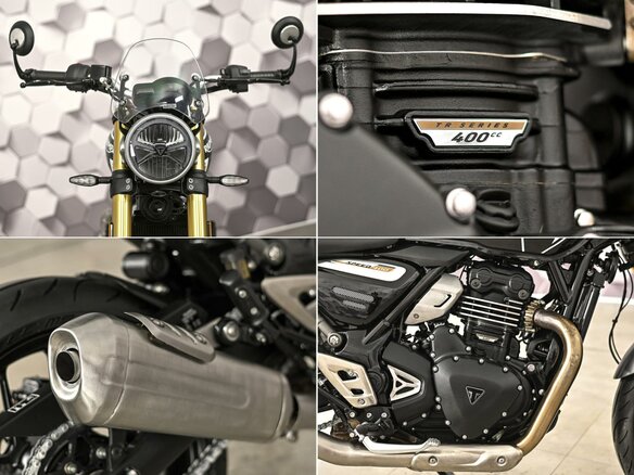 2024 Triumph Speed 400, чёрный, 577000 рублей - вид 9