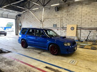 2002 Subaru Forester II, синий, 1000000 рублей, вид 1
