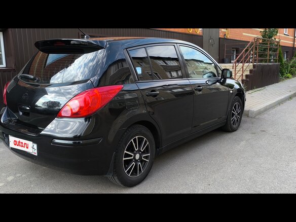 2008 Nissan Tiida I, чёрный, 585000 рублей - вид 4
