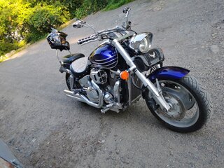 2002 Honda VTX 1800, синий, 870000 рублей, вид 1