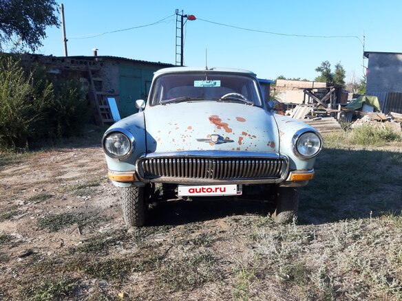 1963 ГАЗ 21 «Волга» 21Л, голубой, 160000 рублей
