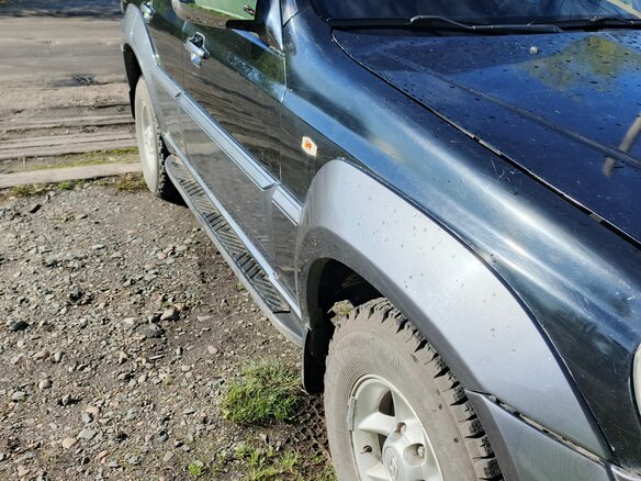 2002 Hyundai Terracan I, чёрный, 1000000 рублей - вид 2