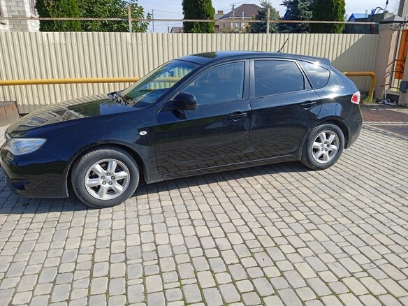 2008 Subaru Impreza III, чёрный, 580000 рублей - вид 2