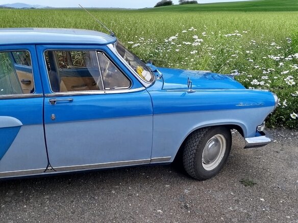 1964 ГАЗ 21 «Волга» 21Л, голубой, 2000000 рублей - вид 3