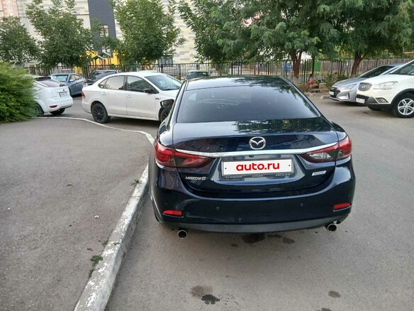 2018 Mazda 6 III (GJ) Рестайлинг, синий, 2200000 рублей - вид 5