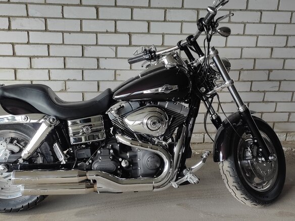 2012 Harley-Davidson Fat Bob, чёрный, 900000 рублей - вид 14