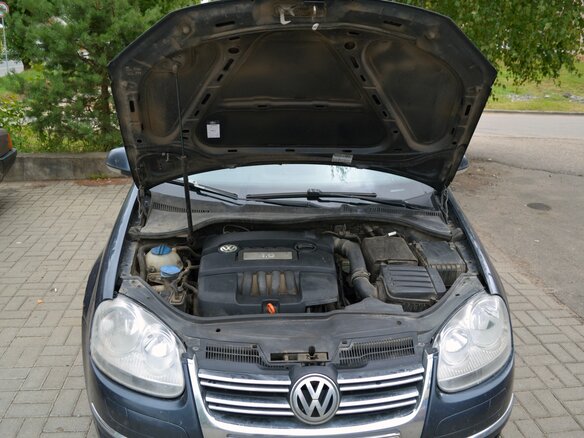 2008 Volkswagen Jetta V, синий, 400000 рублей - вид 16