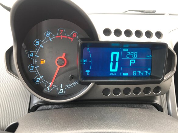 2015 Chevrolet Aveo II, серебристый - вид 10