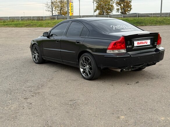 2007 Volvo S60 I Рестайлинг, чёрный, 670000 рублей - вид 3