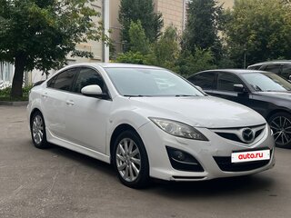 2011 Mazda 6 II (GH) Рестайлинг, белый, 820000 рублей, вид 1