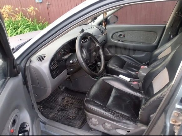 2001 Kia Spectra I Рестайлинг 1, серый, 250000 рублей - вид 6