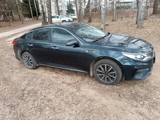 2019 Kia Optima IV Рестайлинг, синий, 1600000 рублей, вид 5