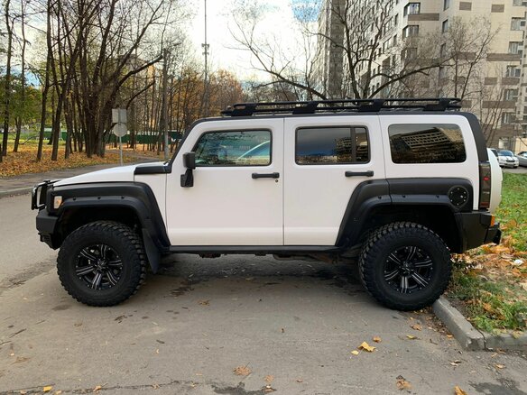 2005 Hummer H3, белый - вид 3