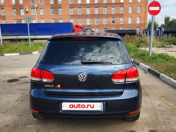2010 Volkswagen Golf VI, синий - вид 5