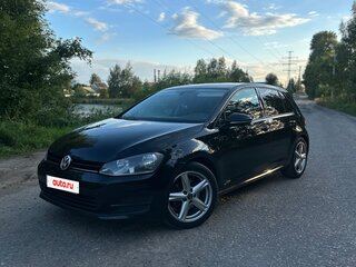 2013 Volkswagen Golf VII, чёрный, 1100000 рублей, вид 1