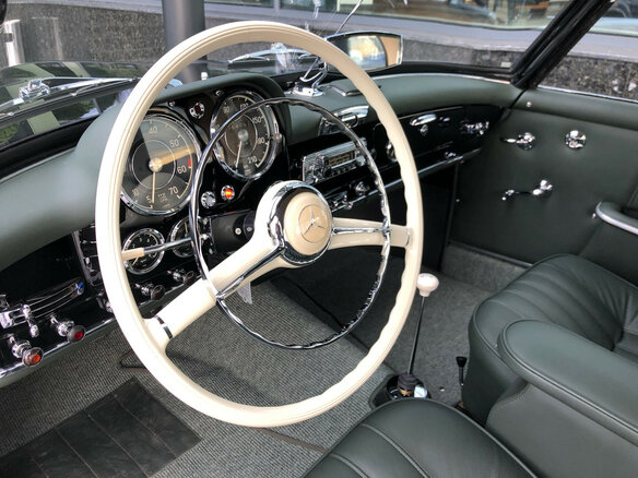 1960 Mercedes-Benz 190 SL R121, чёрный - вид 8