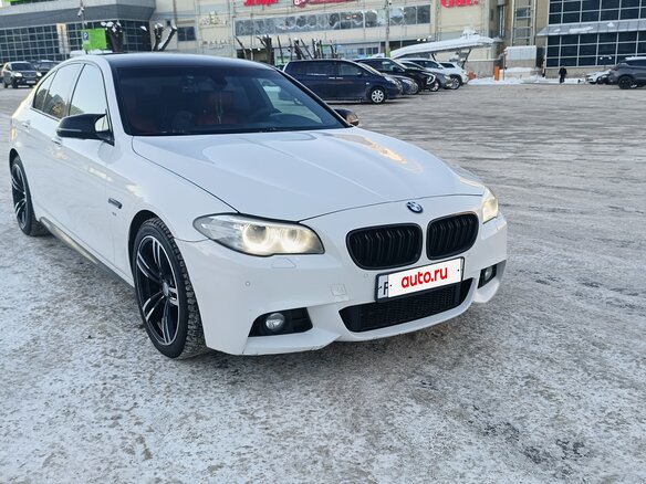 2014 BMW 5 серии 520i VI (F10/F11/F07) Рестайлинг, белый, 1919000 рублей
