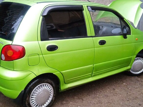 2005 Daewoo Matiz I Рестайлинг, зелёный, 300000 рублей - вид 1
