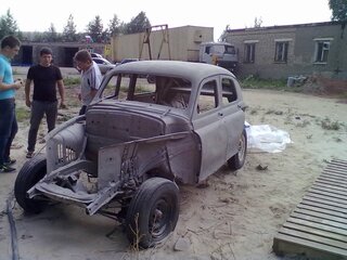 1951 ГАЗ М-20 «Победа», серебристый, 1100000 рублей, вид 4