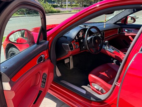 2015 Porsche Panamera 4 I Рестайлинг, красный, 3200000 рублей, вид 2