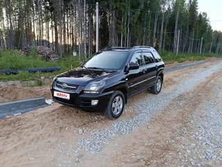 2008 Kia Sportage II, чёрный, 1150000 рублей, вид 1