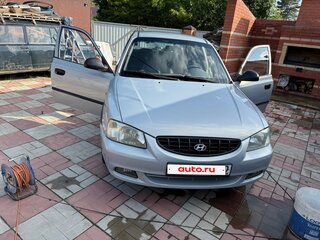2008 Hyundai Accent ТагАЗ II, серебристый, 370000 рублей, вид 2