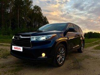 2014 Toyota Highlander III (XU50), синий, 2100000 рублей, вид 2