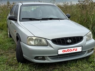 2008 Hyundai Accent ТагАЗ II, серебристый, 370000 рублей, вид 4