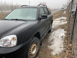 2003 Hyundai Santa Fe I, чёрный, 500000 рублей, вид 2