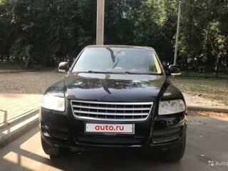 2005 Volkswagen Touareg I, чёрный, 659000 рублей, вид 1