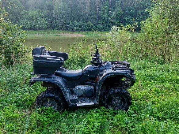 2014 Stels ATV-600YL Леопард, чёрный, 400000 рублей - вид 2