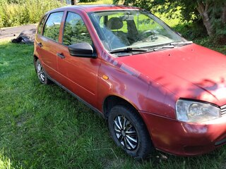 2007 Lada (ВАЗ) Kalina I, красный, 170000 рублей, вид 2