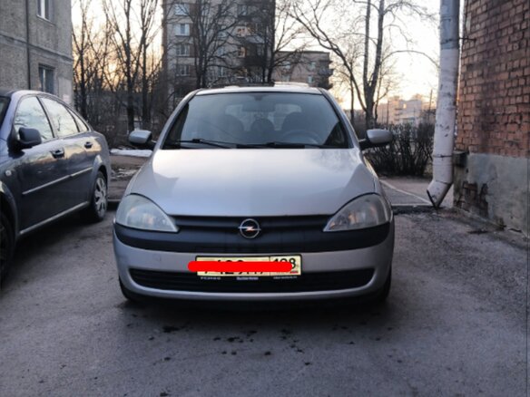2001 Opel Corsa C, серебристый, 160000 рублей