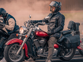 2005 Suzuki Boulevard C50, красный, 500000 рублей, вид 1