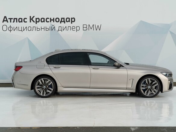 2019 BMW 7 серии M760Li xDrive VI (G11/G12) Рестайлинг, серебристый - вид 2