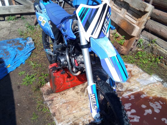 2023 Wels CRF 140, синий, 55000 рублей - вид 2