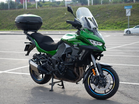 2019 Kawasaki Versys 1000, зелёный, 1350000 рублей, вид 4