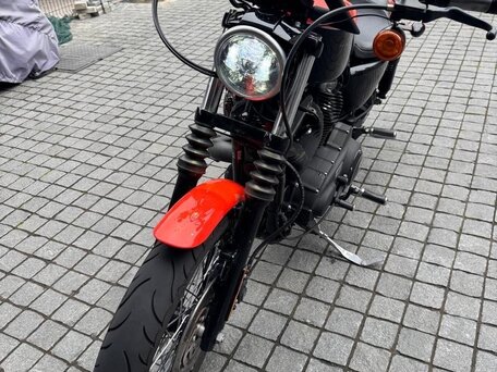 2008 Harley-Davidson XL1200, оранжевый, 880000 рублей, вид 2