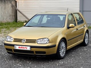 1999 Volkswagen Golf IV, золотистый, 650000 рублей, вид 2