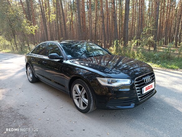 2012 Audi A6 IV (C7), чёрный, 1800000 рублей - вид 2